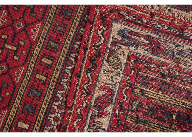Handwoven 100% Wool Gigim Kilim Runner for Kitchen – 9x2 ft - Rugs Turkey