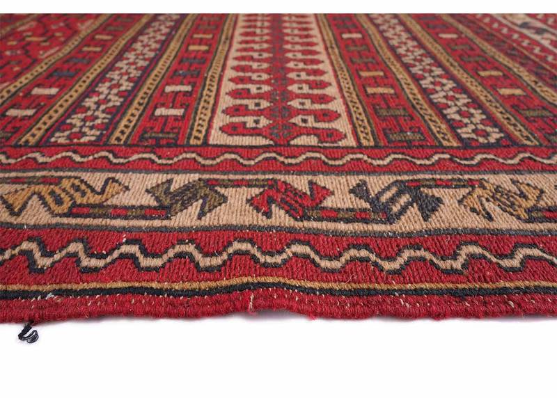 Handwoven 100% Wool Gigim Kilim Runner for Kitchen – 9x2 ft - Rugs Turkey