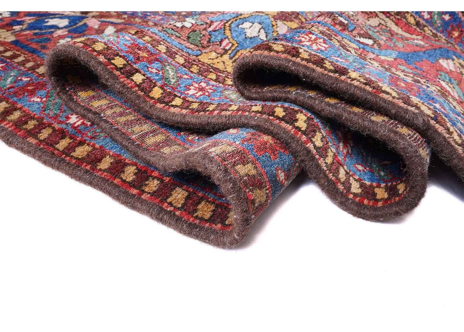 Ottoman Antique Area Rugs for Living Room, Hand-Knotted 9.8x7 ft - Rug Turkey