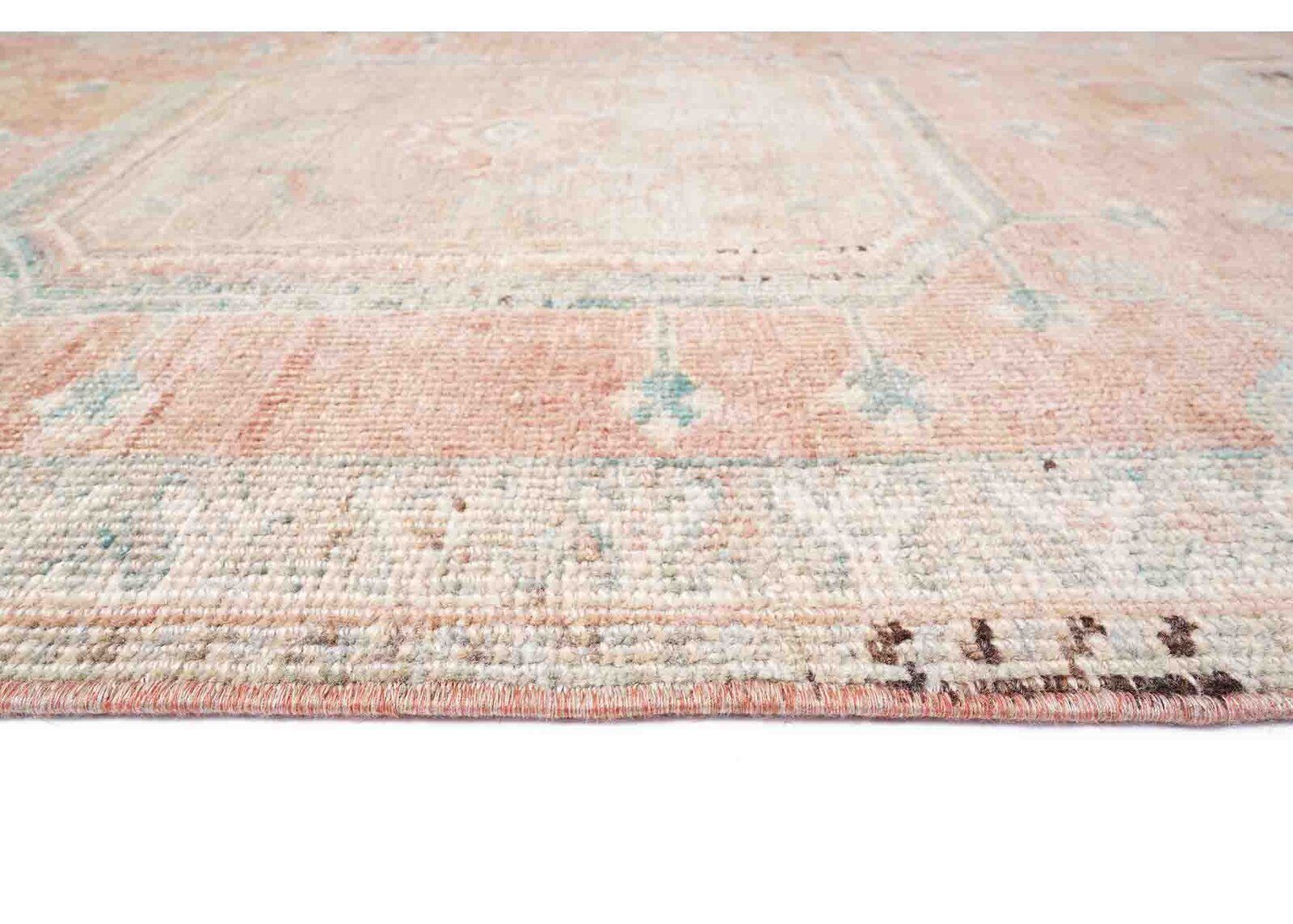 Anatolia Vintage Runners for Kitchen Hand-Knotted Red-Beige 13x12 ft - Image 6