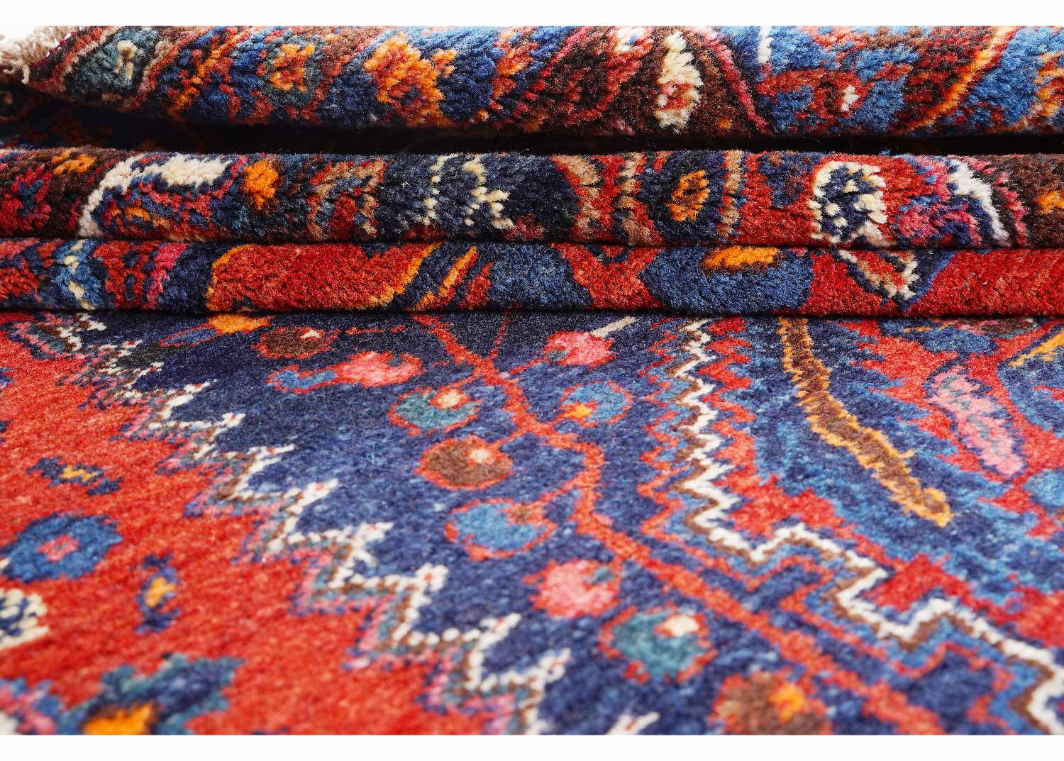 Authentic Anatolia Semi-old Hand Knotted Area Rugs Traditional 7.8x4.4 ft- Rugs Turkey