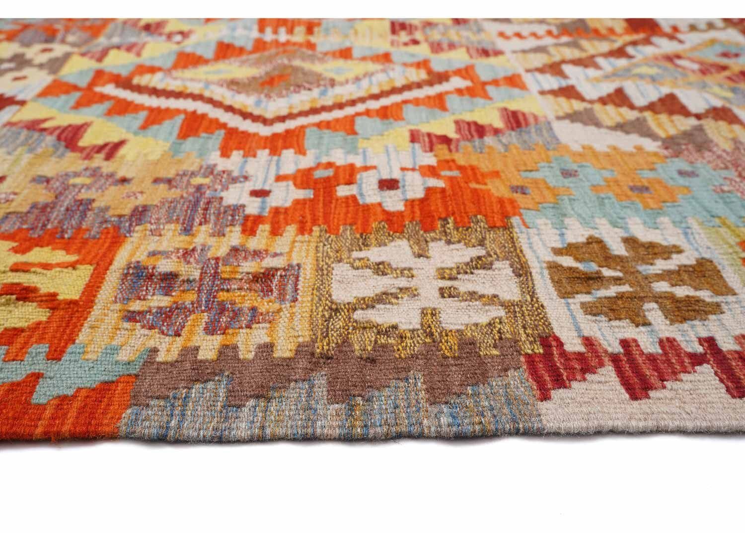 Classic Kayseri Kilim 6 x 4 Carpet Geometric Pattern Handwoven - Rugs Turkey