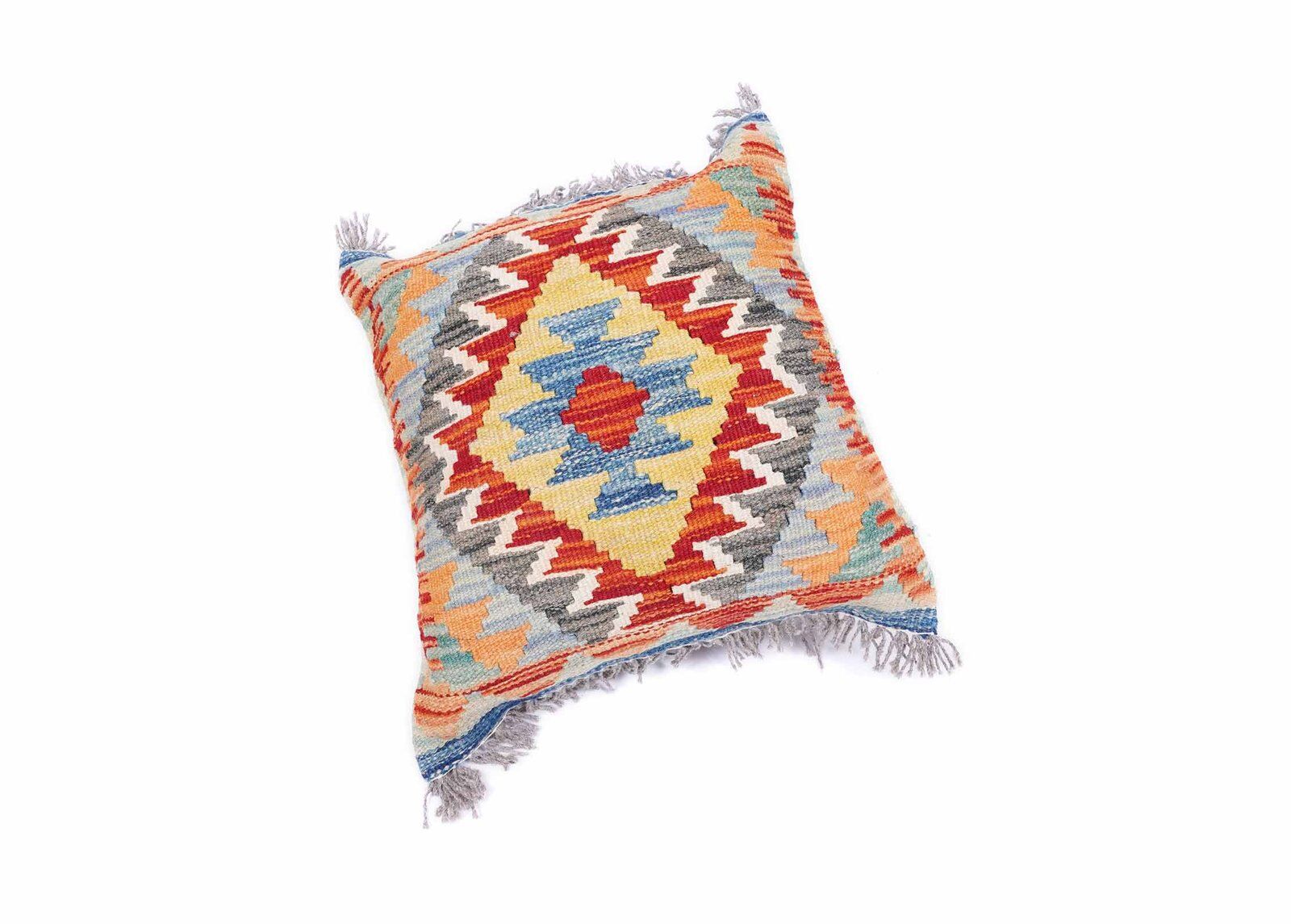 Colorful Sofa Cushions Kilim Pillow 1.48x1.64 ft Handwoven - Rugs Turkey