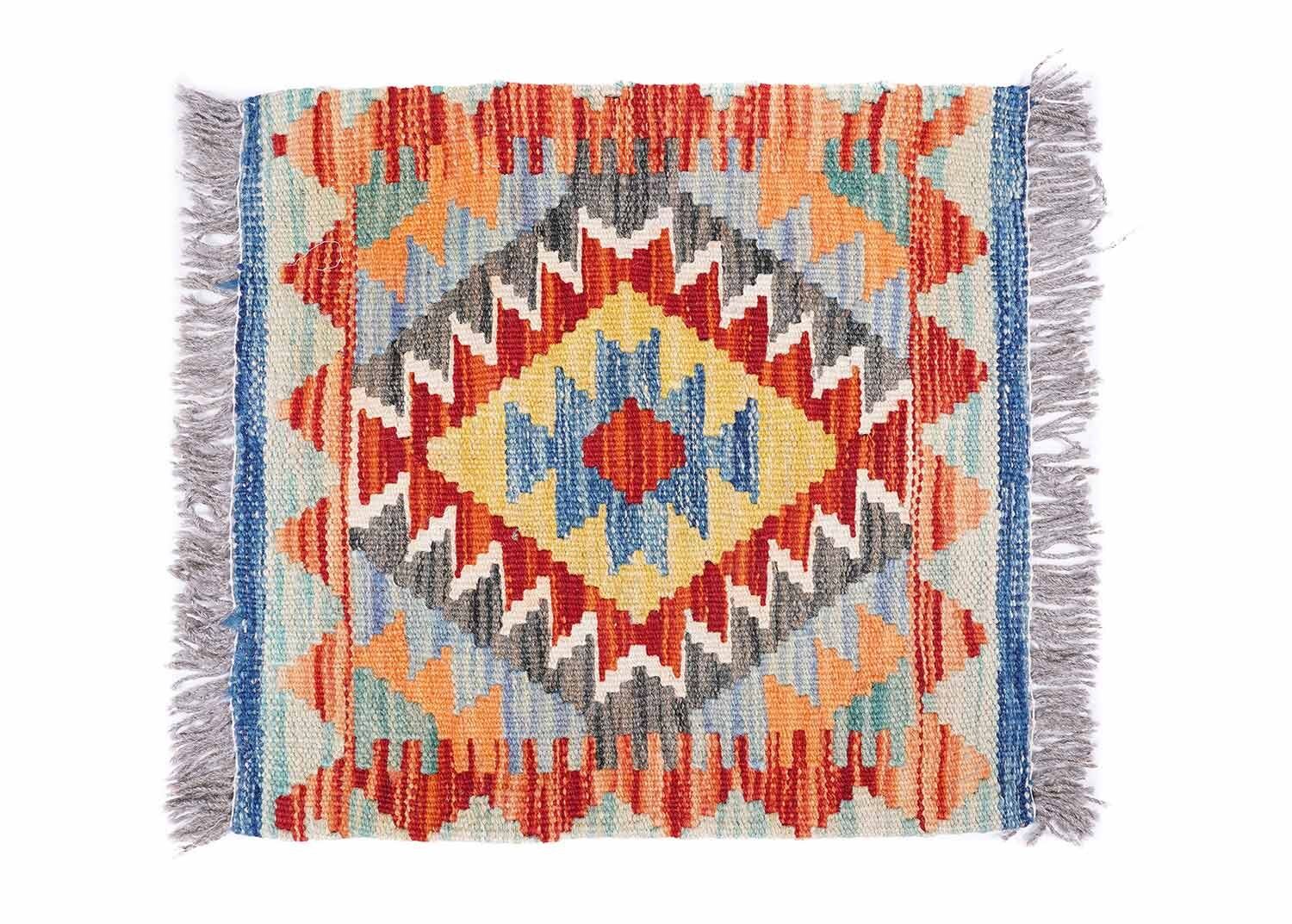 Colorful Sofa Cushions Kilim Pillow 1.48x1.64 ft Handwoven - Rugs Turkey