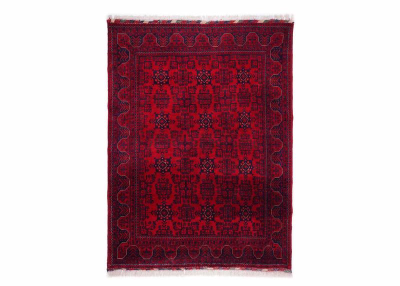 Exclusive Bilicik Tradiitional Red and Black Rug 5.5x4 ft Hand-knotted - Rugs Turkey