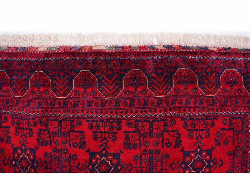 Exclusive Bilicik Tradiitional Red and Black Rug 5.5x4 ft Hand-knotted - Rugs Turkey