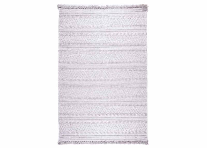 Grey Bohem Modern Stripe Rug for Living Room, Dining Room, Office 5x7 ft - Rugs Turkey