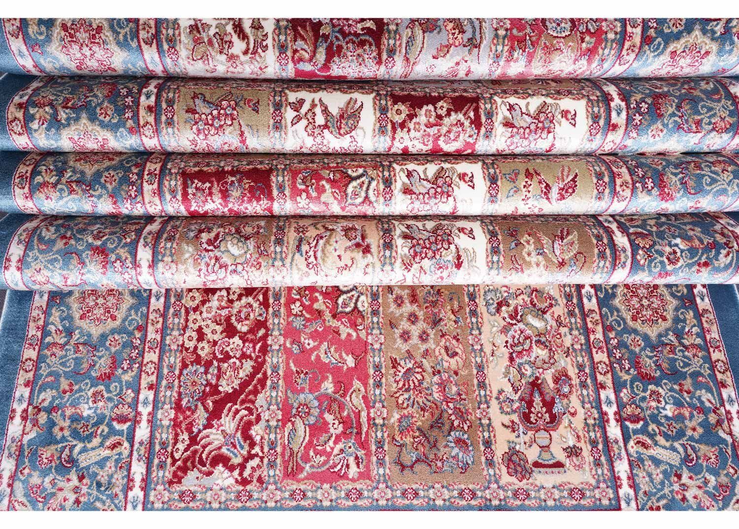 Authentic Silk Medallion Kitchen Rug Washable 9.8x2.6 ft Machine Made - Rugs Turkey