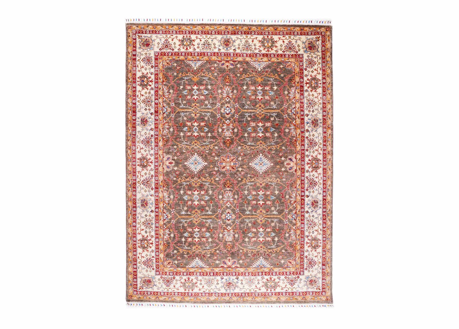 Exclusive Sultani Brown Oriental Rug 7.8x5.8 Hand-Knotted Traditional - Rugs Turkey