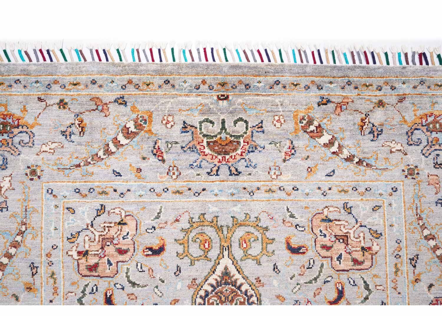 Exclusive Sultani Traditional Grey Oriental Rug 6x4 ft Hand-Knotted - Rugs Turkey