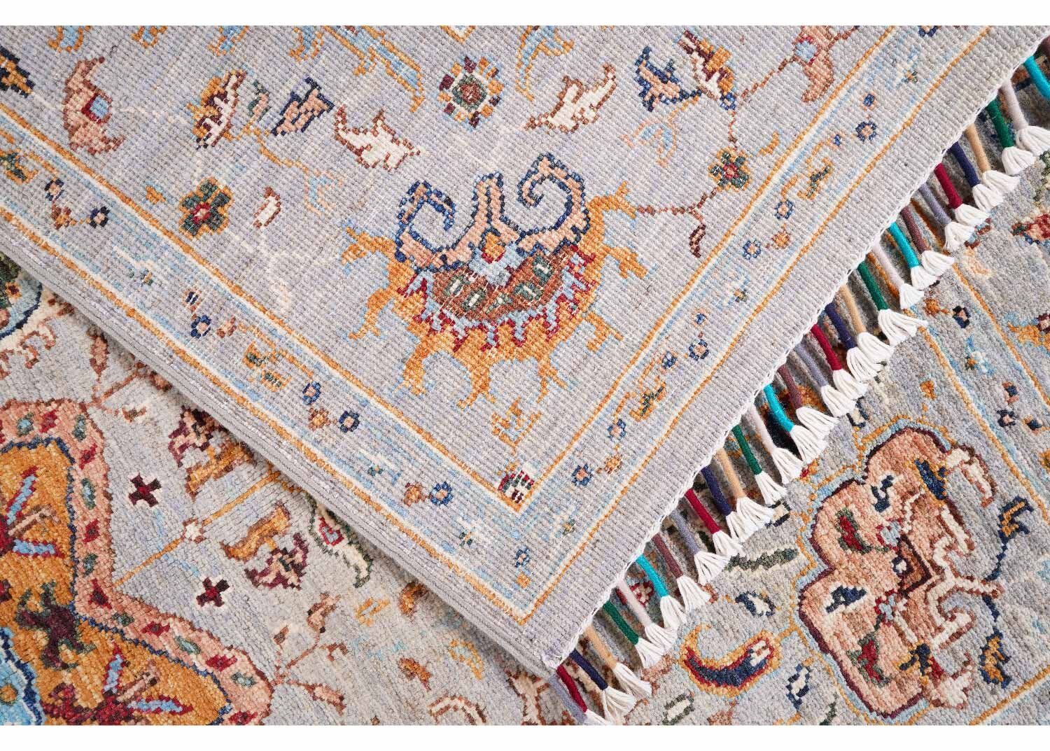 Exclusive Sultani Traditional Grey Oriental Rug 6x4 ft Hand-Knotted - Rugs Turkey