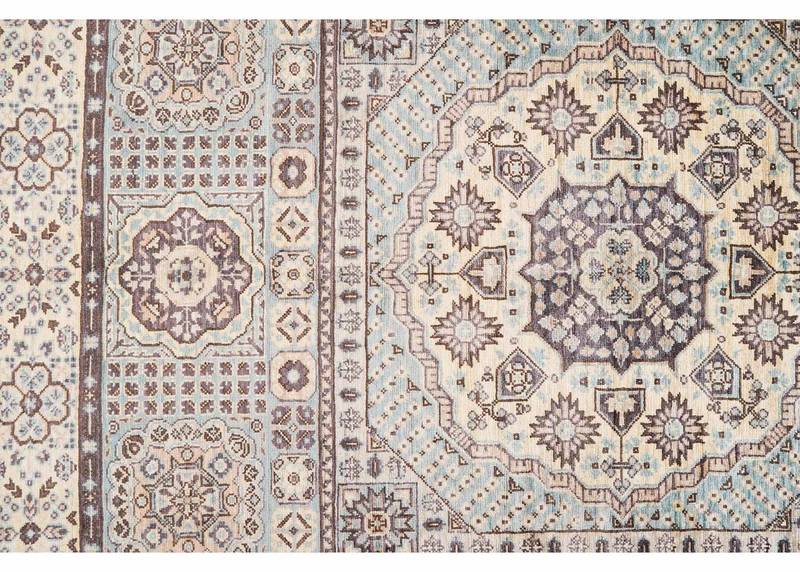 Geometric Beige Rugs for Living Room Traditional Memluk 5.9x5.6 ft - Rugs Turkey