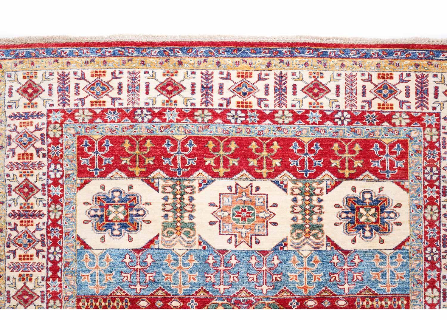 Luxury Sherwan Traditional Red Wool Rug 9x5.9 ft Geometric Pattern - Rugs Turkey - Rugs Turkey