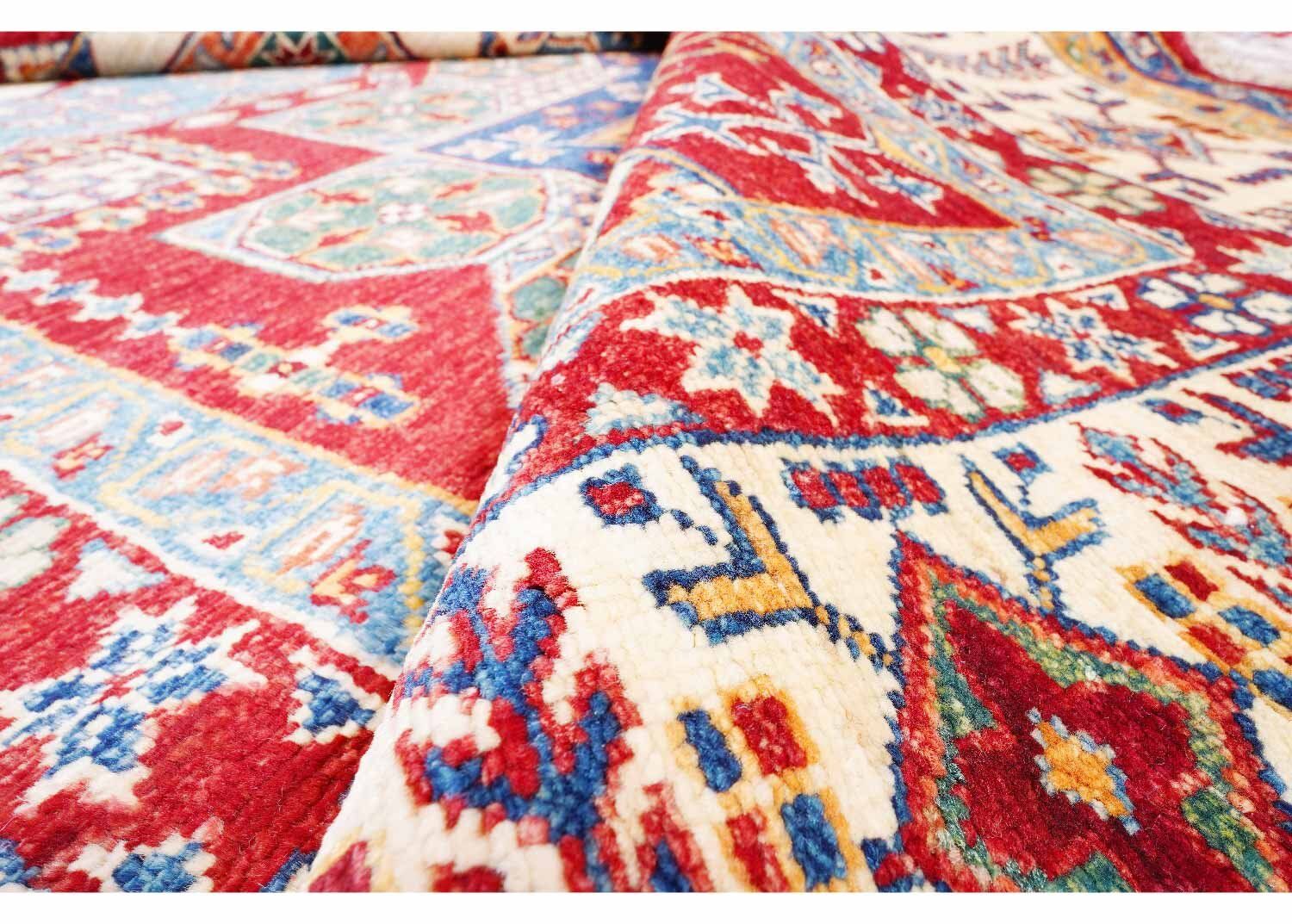 Luxury Sherwan Traditional Red Wool Rug 9x5.9 ft Geometric Pattern - Rugs Turkey - Rugs Turkey