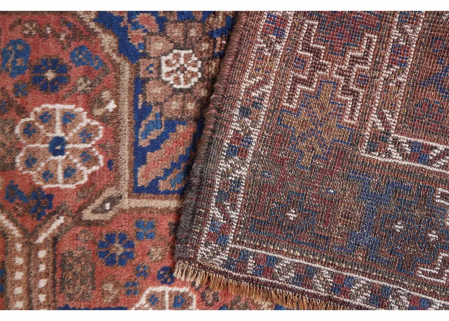 Classic Siraz Oriental Antique Wool Rug – Hand-Knotted 6.5x5 ft - Rug Turkey