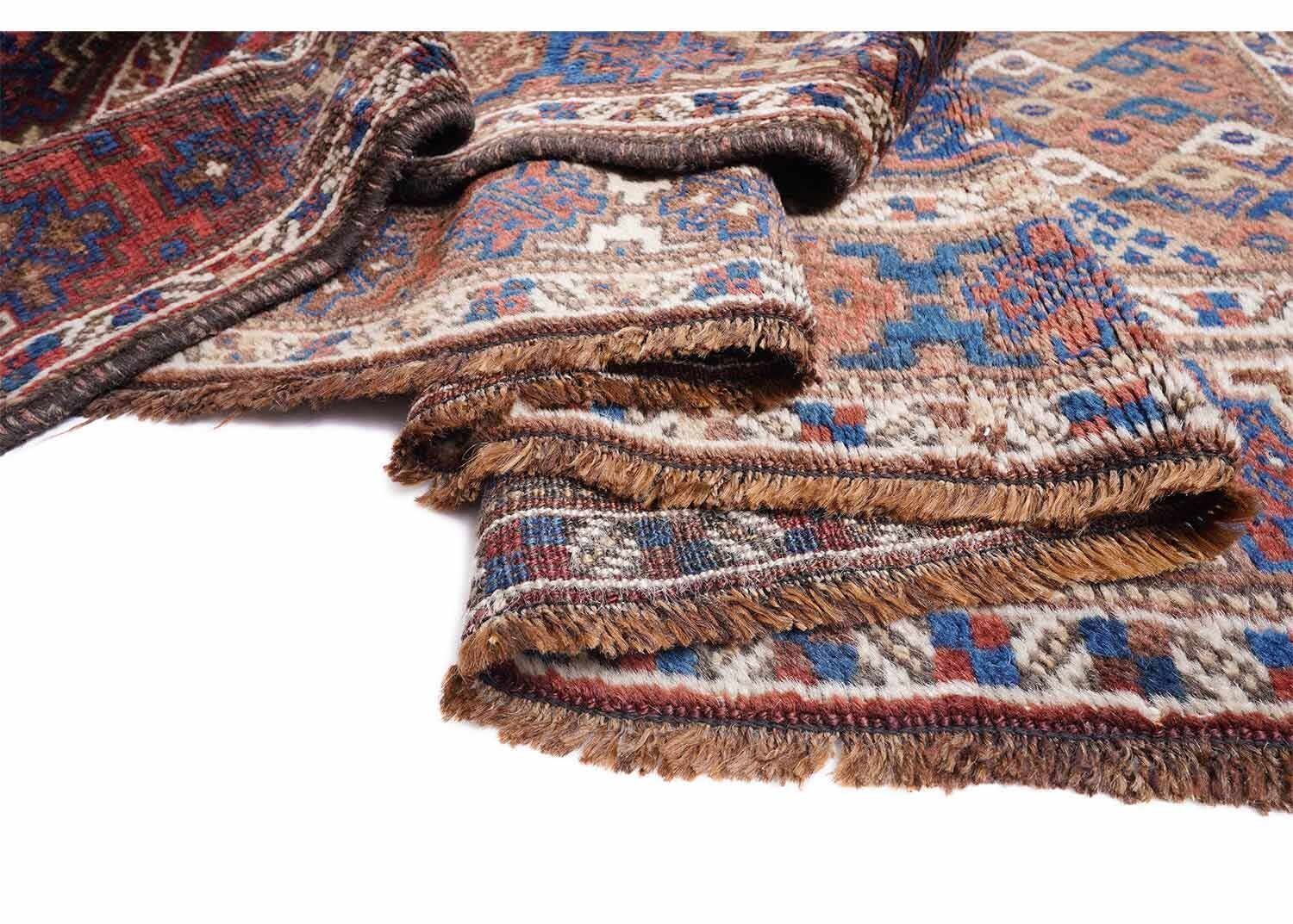 Classic Siraz Oriental Antique Wool Rug – Hand-Knotted 6.5x5 ft - Rug Turkey