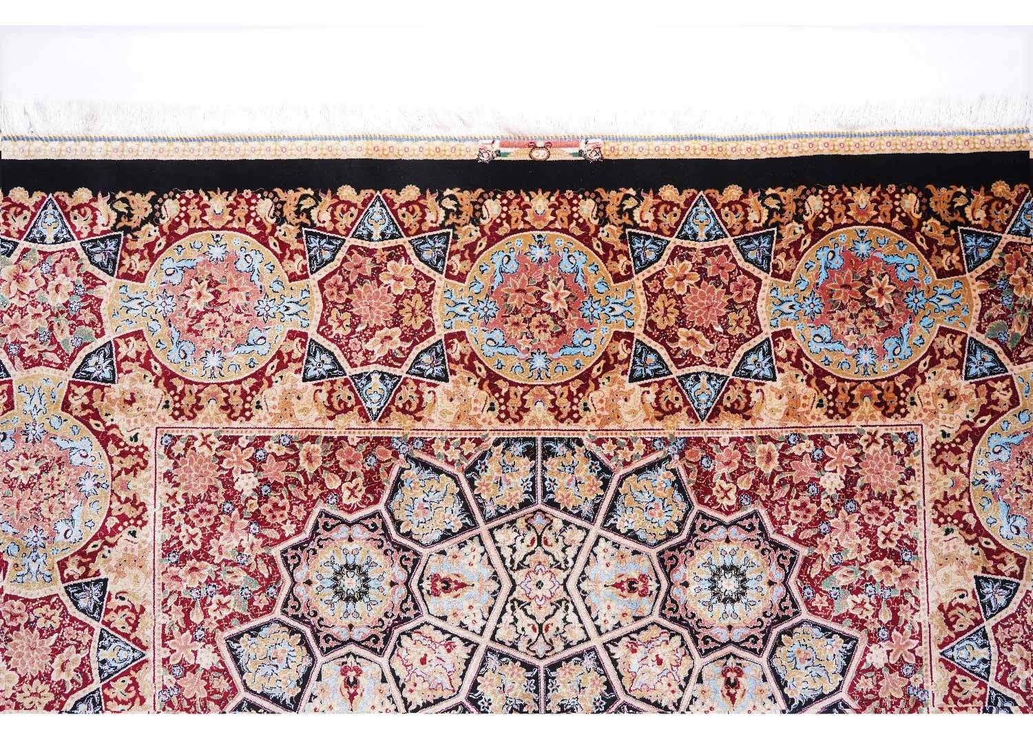 Luxury Tugra Oriental Pattern Bamboo-Silk 7x5 Area Rug - Rugs Turkey