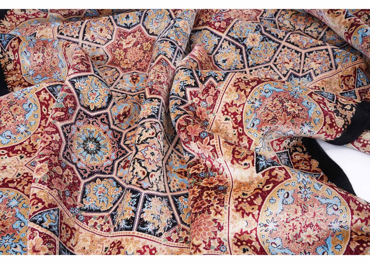Luxury Tugra Oriental Pattern Bamboo-Silk 7x5 Area Rug - Rugs Turkey