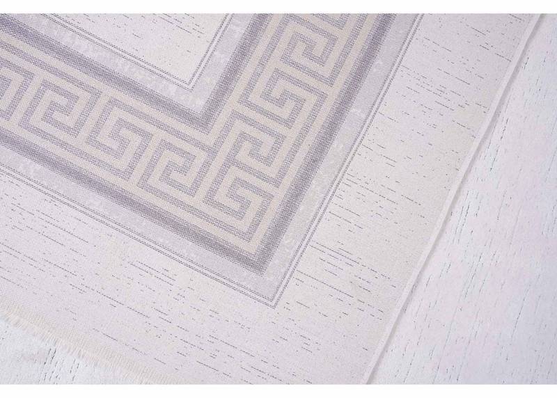 Abstract Pattern Modern Office Rug Beige-Brown 6.5x9.8 ft - Rugs Turkey